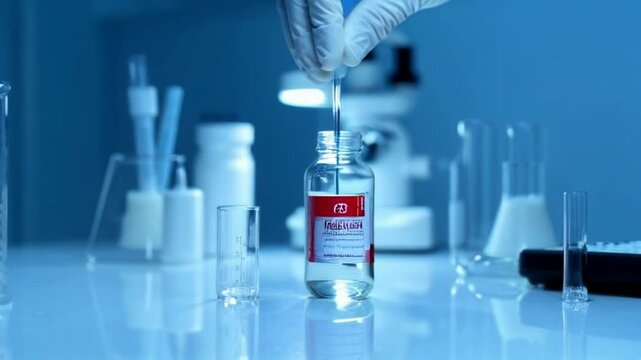 "Vital Protection: Close-Up of the Monkeypox Vaccine"