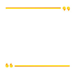 3d quote frame text border