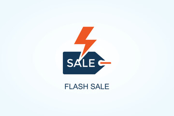 Flash Sale Vector  Or Logo Sign Symbol Illustration