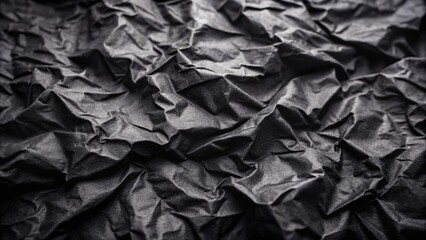 Close up of black paper background with intricate folds , black, paper, background, texture, folds, close up, dark, abstract