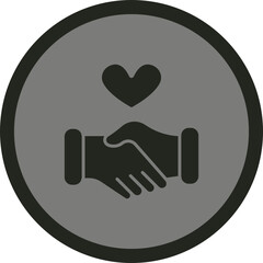 Obraz premium Handshake Icon Design