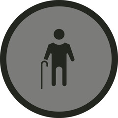 Elderly Care Icon Design