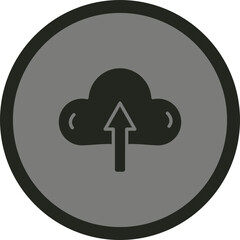 Cloud Upload Icon Design