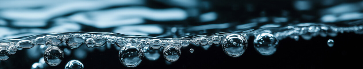 Bubbles in the water