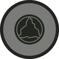 Fototapeta premium Arotic Stenosis Vector Icon Design