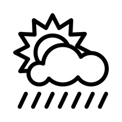 Fog day icon template