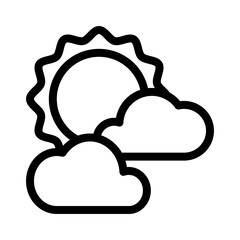 Fog day icon template