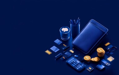 Illustration of digital wallet with personalized budgeting advice, showcasing AIdriven finance tools, Wallet AI budgeting, AIpowered finance