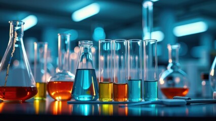 The Science of Tomorrow: Test Tubes and High-Tech Equipment in Action