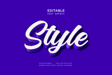 pop cartoon comic style editable text effect 