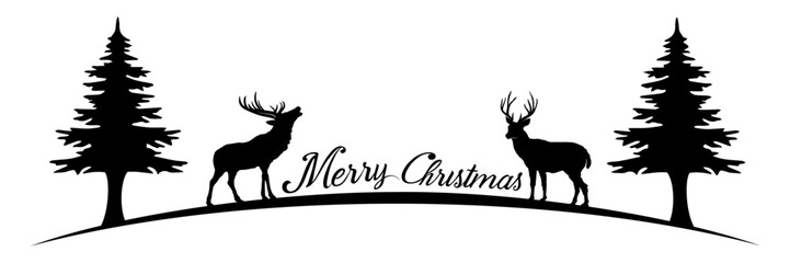 Merry Christmas reindeer 
