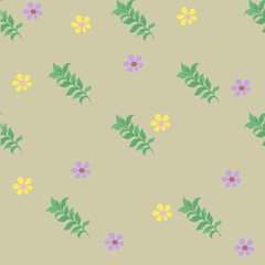 Floral seamless pattern for fabric pattern, wallpaper, background, Tile pattern.