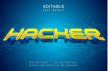 hacker editable text effect
