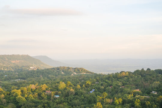 Khao Yay Thieng mountain in Sikhio Nakhon Ratchasima province, thailand