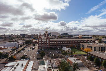 Fototapeta premium View towards Melbourne from Cremorne in Australia