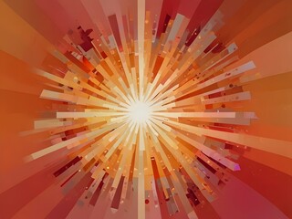 Geometric Abstract Sun - Perfect for Modern Art, Minimalist Decor, and Contemporary Designs