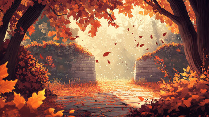 Autumn Leaves Wallpaper Background