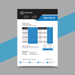 Creative Modern Innovative and Minimal Business Invoice Layout