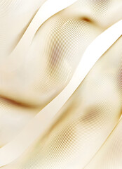 Abstract gold background with wavy lines, light gold and white style, flat perspective, high resolution, simple design, light gold gradient, light white background,