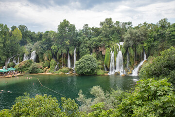 Kravica Waterfall in Bosnia and Herzegovina, Europe
