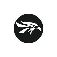 Eagle logo design vector icon with new idea concept creative