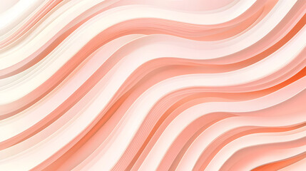 Abstract pink background with wavy lines, light white and fade orange style, flat view, vector illustration, simple, high resolution, minimalist background, bright and airy