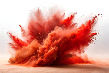 red sand explosion