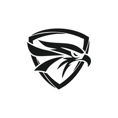 Eagle logo design vector icon with new idea concept creative