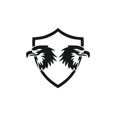 Eagle logo design vector icon with new idea concept creative