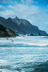 Fototapeta premium View of the sea in Benijo, Tenerife