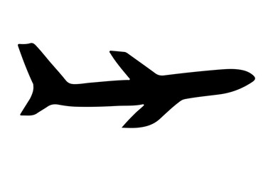 Airplane silhouette