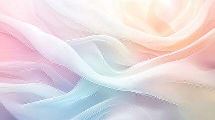 Obraz premium Abstract background with flowing lines and soft, pastel gradients, evoking a sense of serenity and fluidity