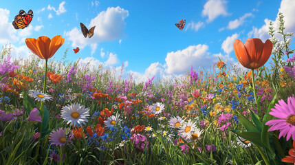 Obraz premium spring garden