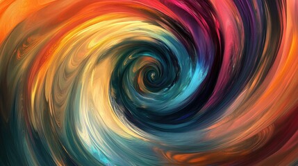 Abstract background with swirling, vibrant colors, creating a sense of energy and movement