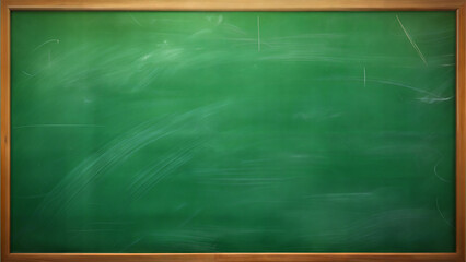 Classic Green Chalkboard with Chalk Smudges, Chalkboard Background