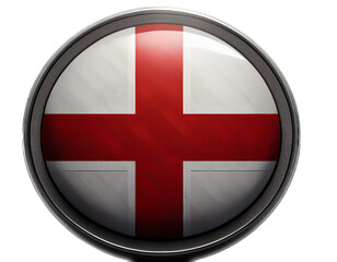 Obraz premium PNG England flag pin circle symbol