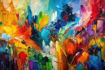 Abstract Expressionism: Spontaneous, gestural, expressive, fluid, painterly, raw.