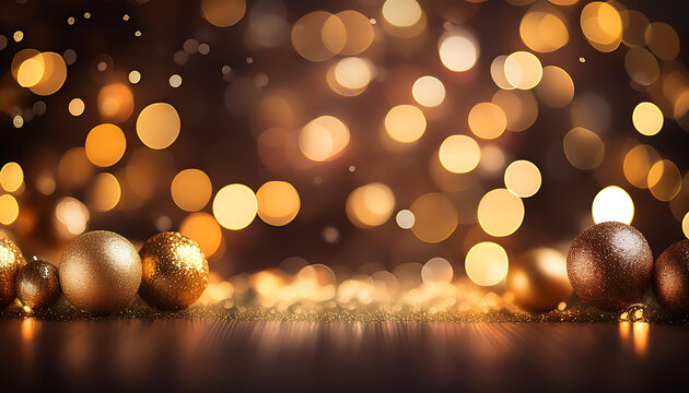 christmas bokeh festive background featuring bokeh lights creating warm ambiance