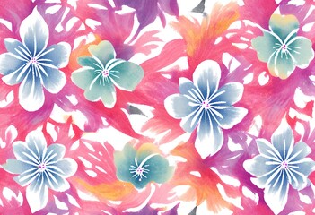 Wallpaper image, colorful floral pattern, detailed and  beautiful patterns