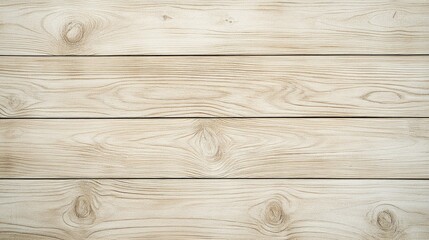 Fototapeta premium Light-colored wooden planks with subtle grain patterns and a smooth finish, providing a clean and modern background