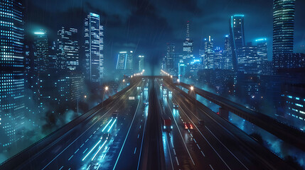 Fototapeta premium road in the city