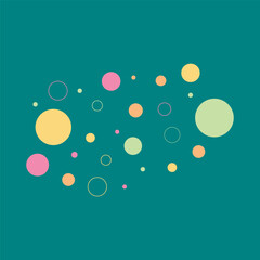 basick Abstract Dots Shape from backround