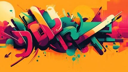 Abstract Graffiti Artwork