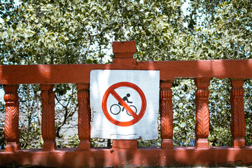 no bicycle allowed