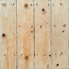 Light Natural Wooden Planks with Knots and Rustic Texture
