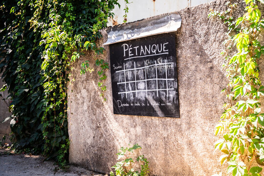 petanque in the south of France