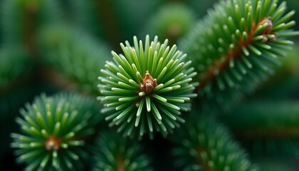 Fototapeta premium close up of pine needles