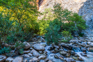 The Saklikent Valley view in Turkey