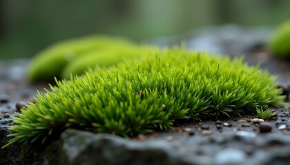 moss on the grass