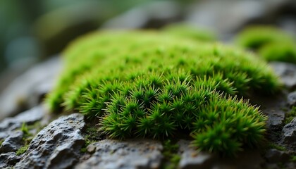 moss on the tree